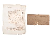 [ILLINOIS] -- [BOYLE, John (1777-1849)]. Archive of correspondence and documents related to the land holdings of speculator, businessman, and Secretary of the Navy John Boyle.
