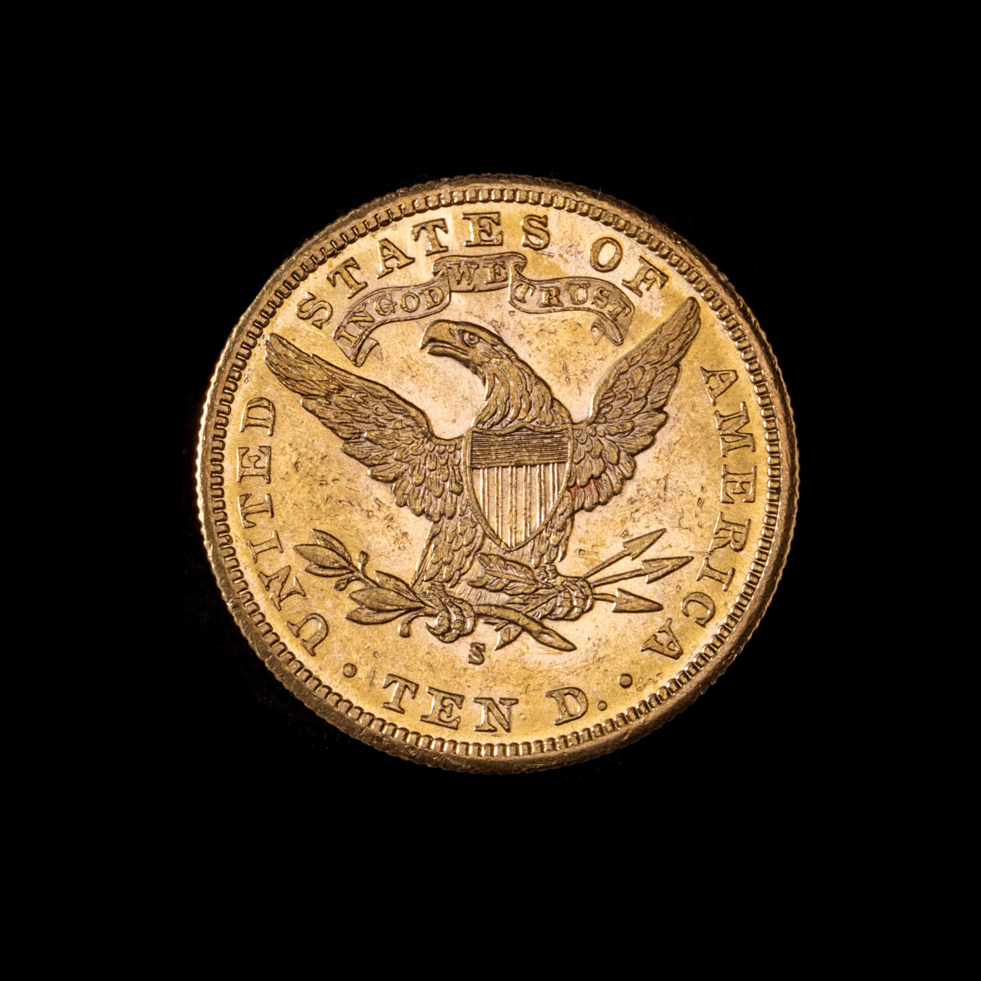A United States 1902-S Liberty Head $10 Gold Coin