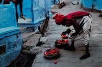 Steve McCurry (born 1950) Fruit Vendor, Jodhpur, India, 1996