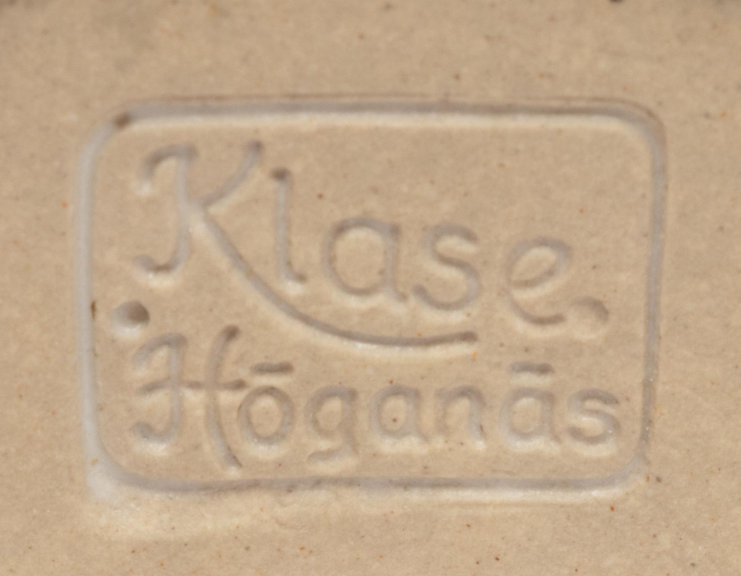 Vase, c. 1960 Klase Höganäs, Sweden