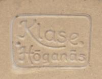 Vase, c. 1960 Klase Höganäs, Sweden