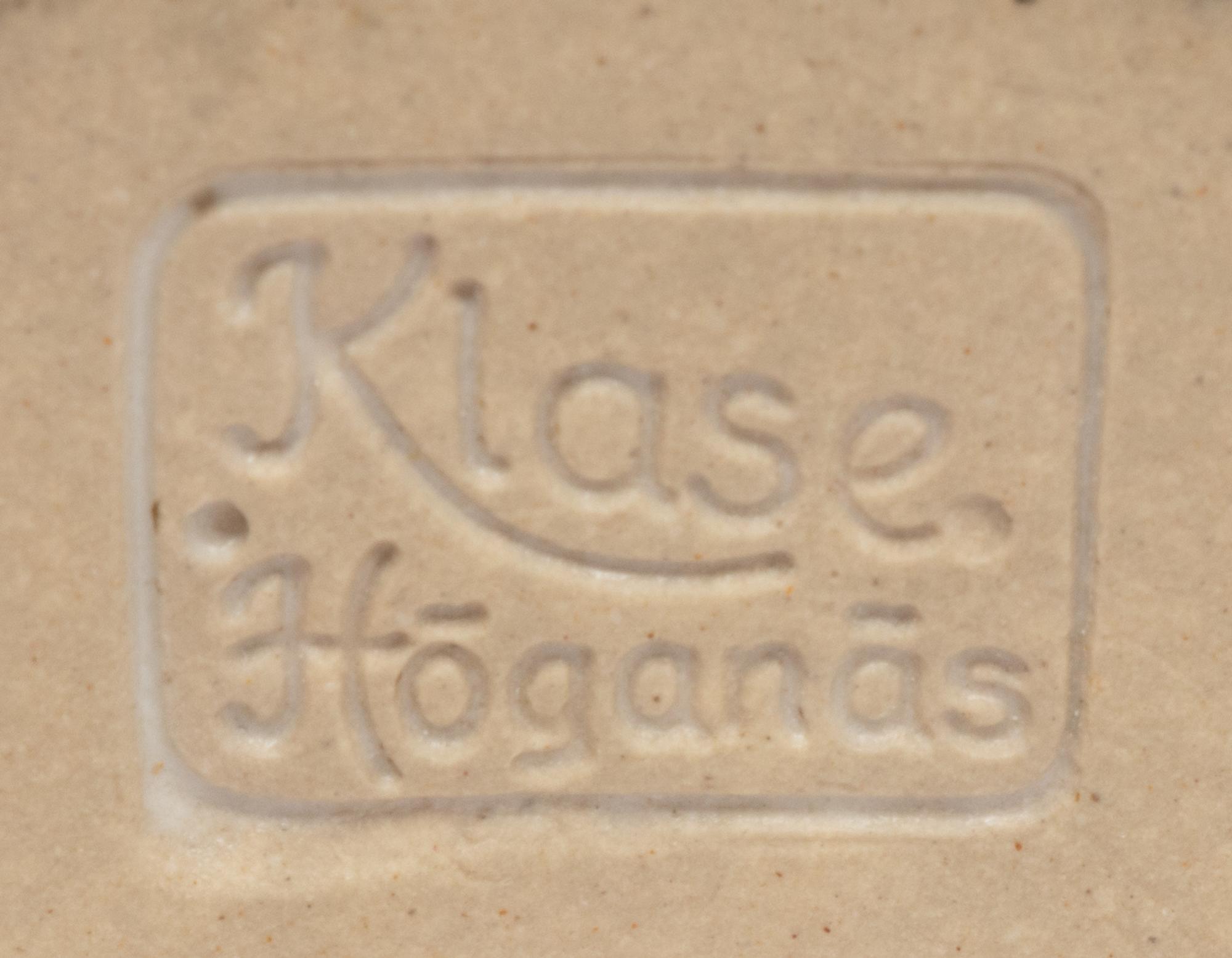 Vase, c. 1960 Klase Höganäs, Sweden