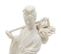 Eight Chinese Blanc-de-Chine Figures of Immortals