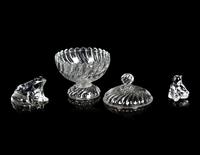 Three Baccarat Glass Articles
