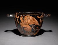 A Lucanian Red-Figured Skyphos