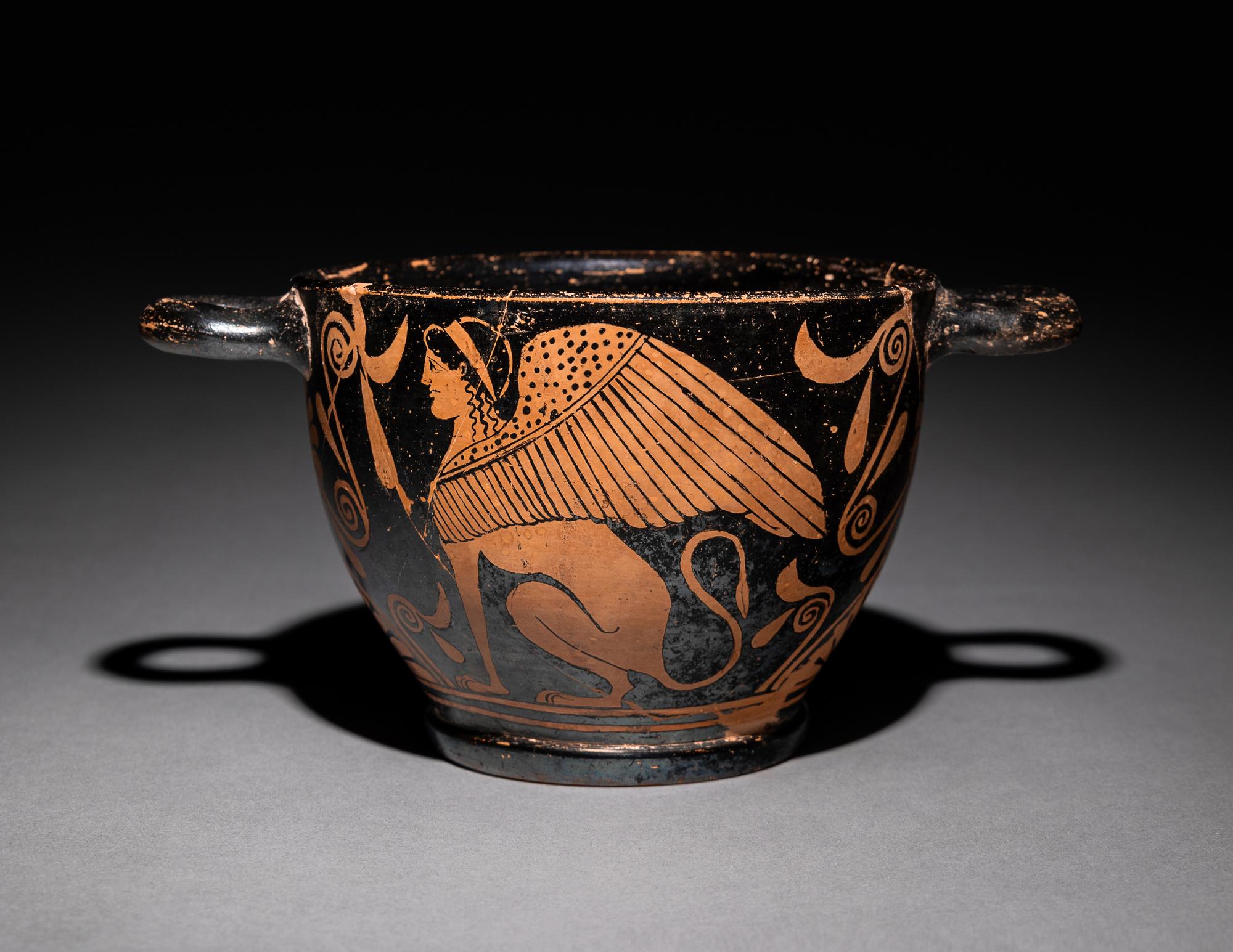 A Lucanian Red-Figured Skyphos