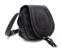 Black Marcie Saddle Bag by Chloé
