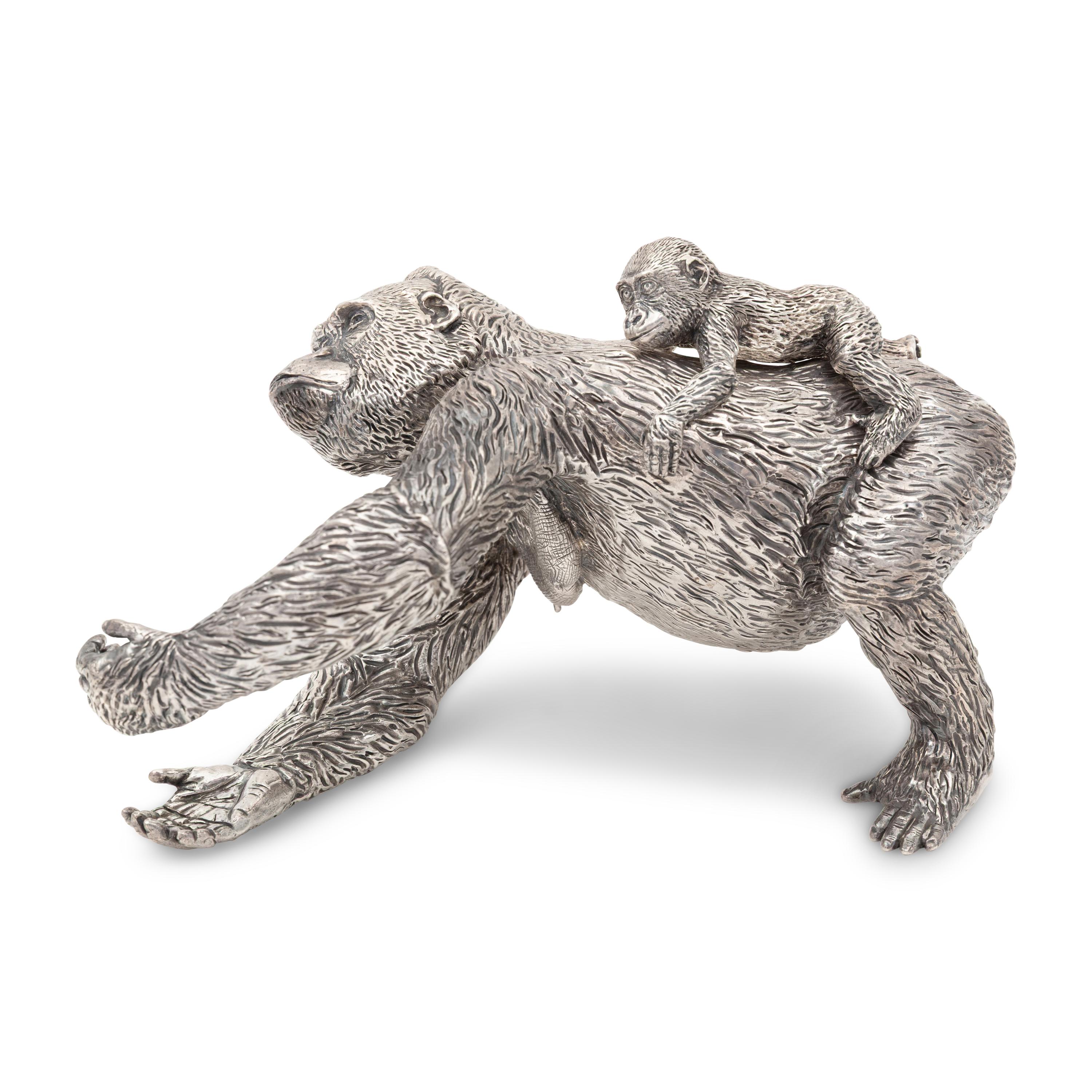 Patrick Mavros (London and Harare, Zimbabwe, Est. 1978) — Female Gorilla with Infant (Sofia), 1996