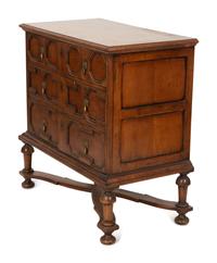 A William and Mary Style Oak Two Door Cabinet