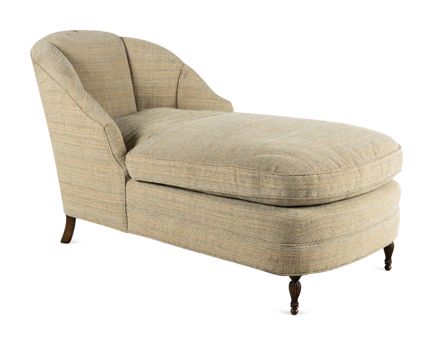 An Upholstered Chaise Lounge