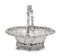 A George II Silver Sweetmeat Basket