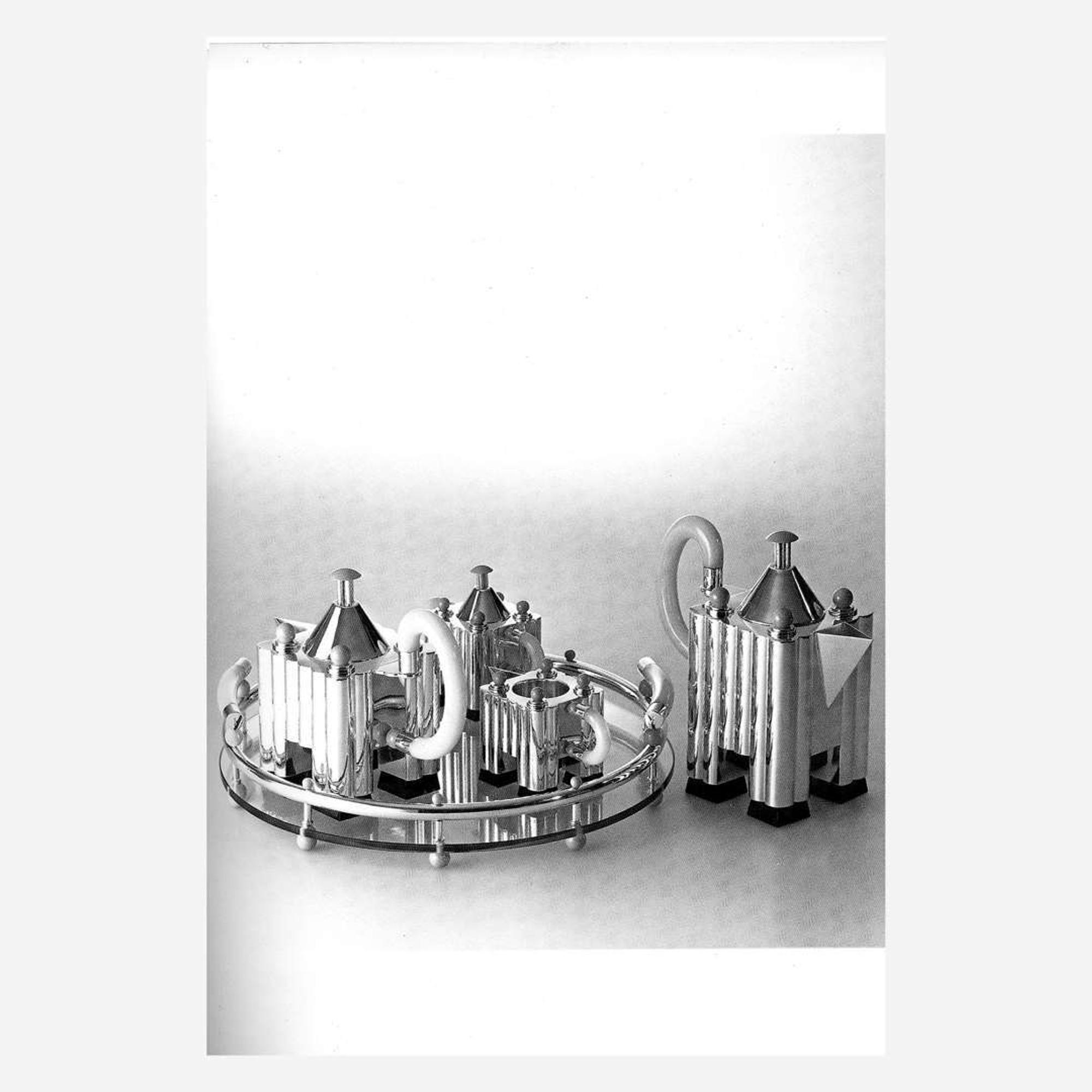Michael Graves Five-Piece "Tea and Coffee Piazza", Produced by Alessi, Designed 1983