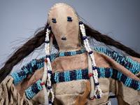 Sioux Beaded Hide Doll