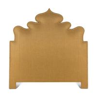 A Custom Upholstered and Studded Headboard