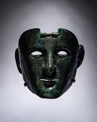 A Roman Bronze Parade Mask