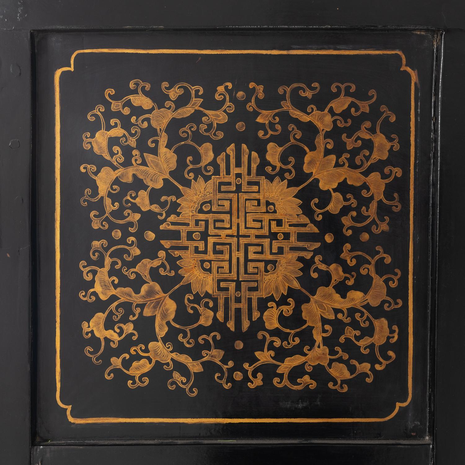 A Chinese Red Lacquer Cabinet