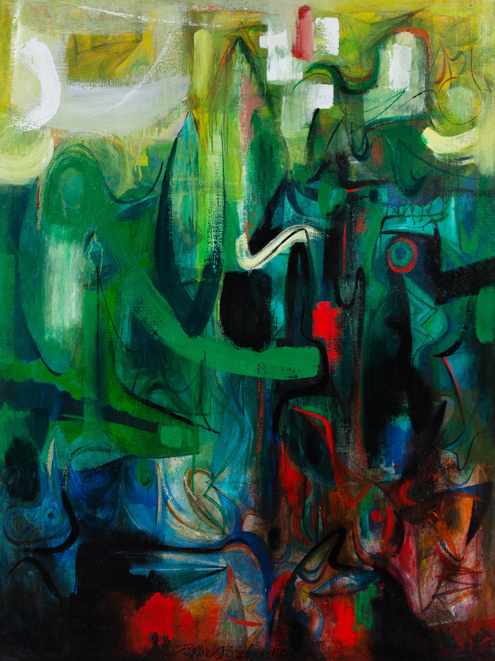 Byron Browne, (American, 1907-1961), Garden of Desires, 1953