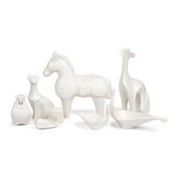 A Collection of Seven Jonathan Adler Ceramic Animals