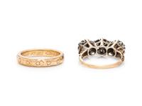 TWO GOLD RINGS