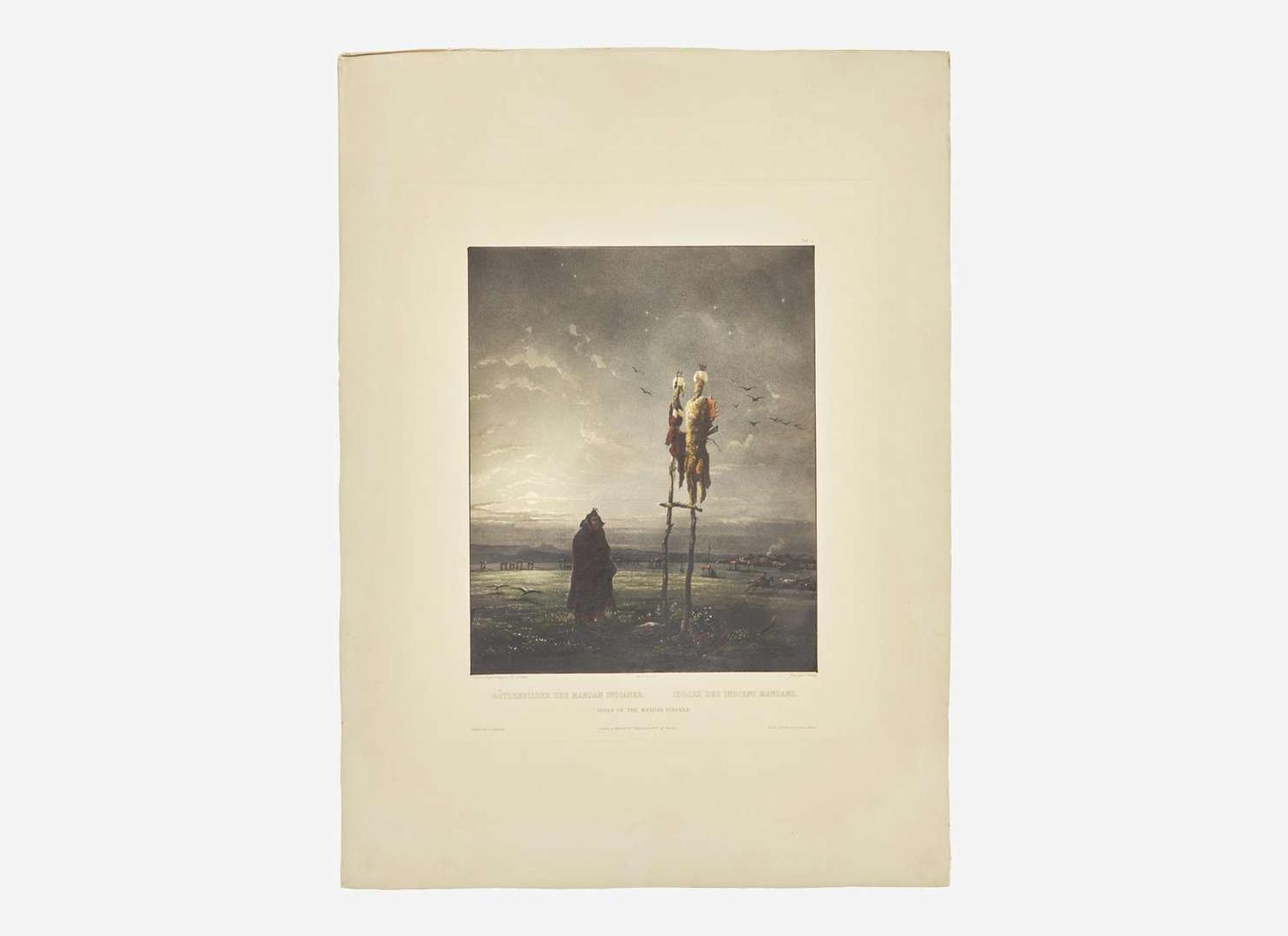 [Native-Americana] Bodmer, Karl: Gotzenbilder der Mandan Indianer...Idols of the Mandan Indians