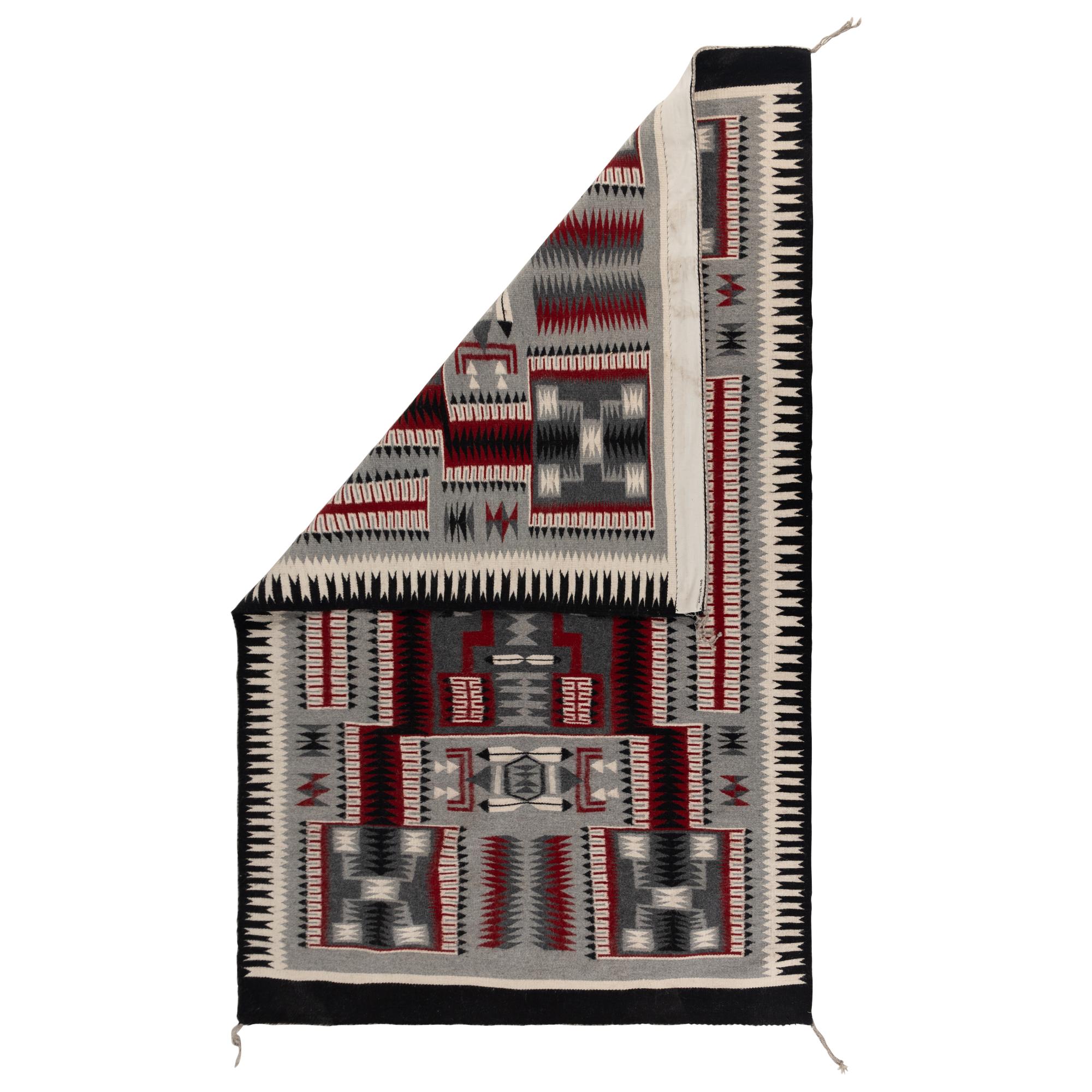 Navajo Storm Pattern Weaving [Rug]