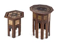 Two Ottoman Mother-of-Pearl Inlaid Tables