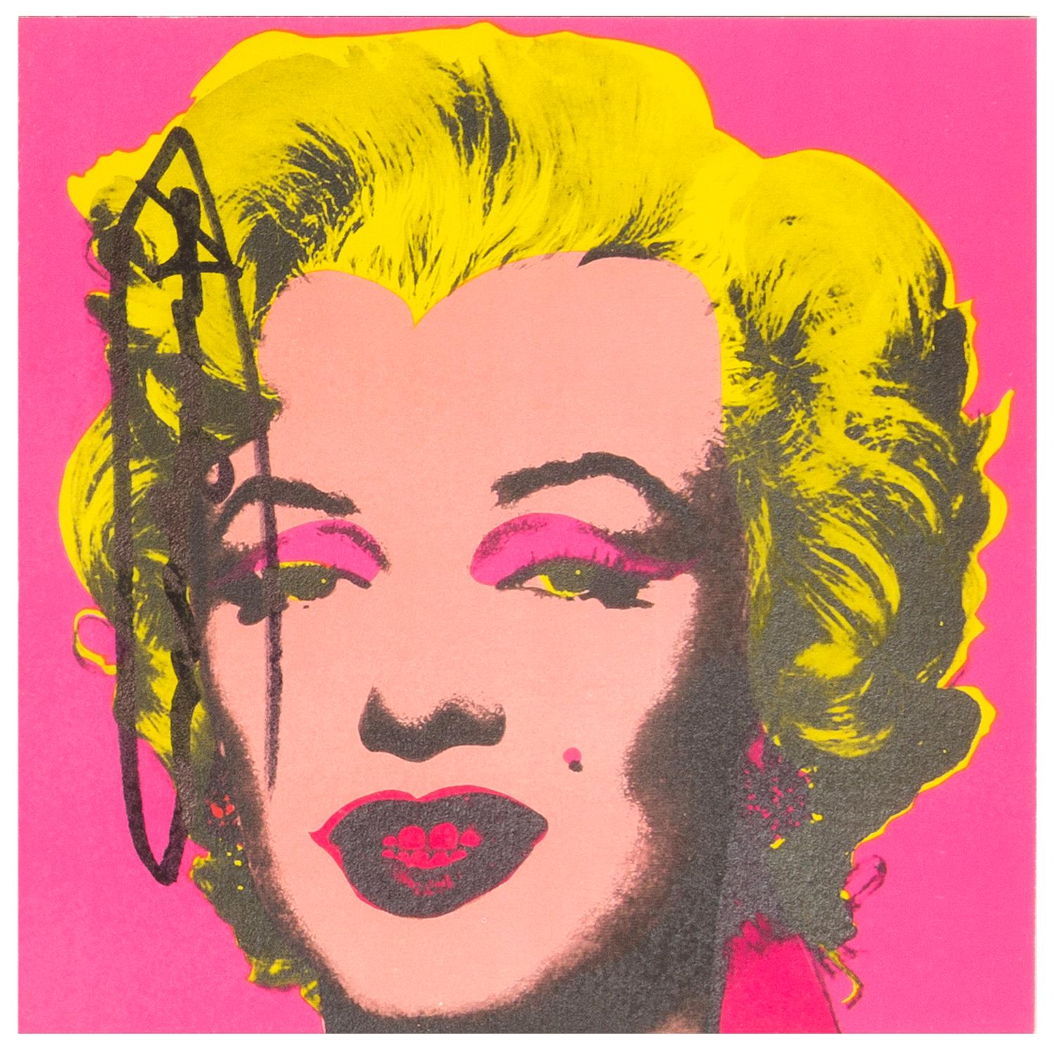 After Andy Warhol, (American, 1928-1987), Marilyn, 1981 (Castelli Graphics Invitation)
