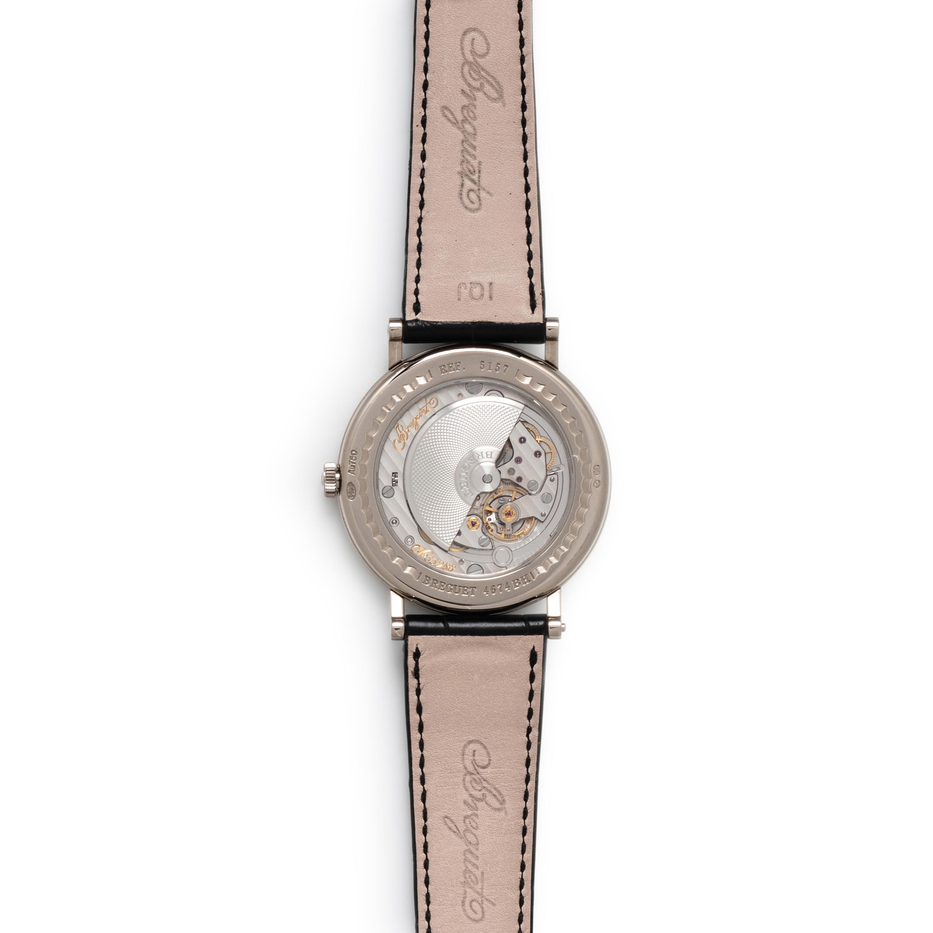 BREGUET, REF. 5157 18K WHITE GOLD WATCH