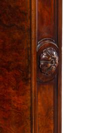 An Edwardian Burl Walnut Armoire