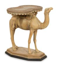 Two Syrian Camel Side Tables
