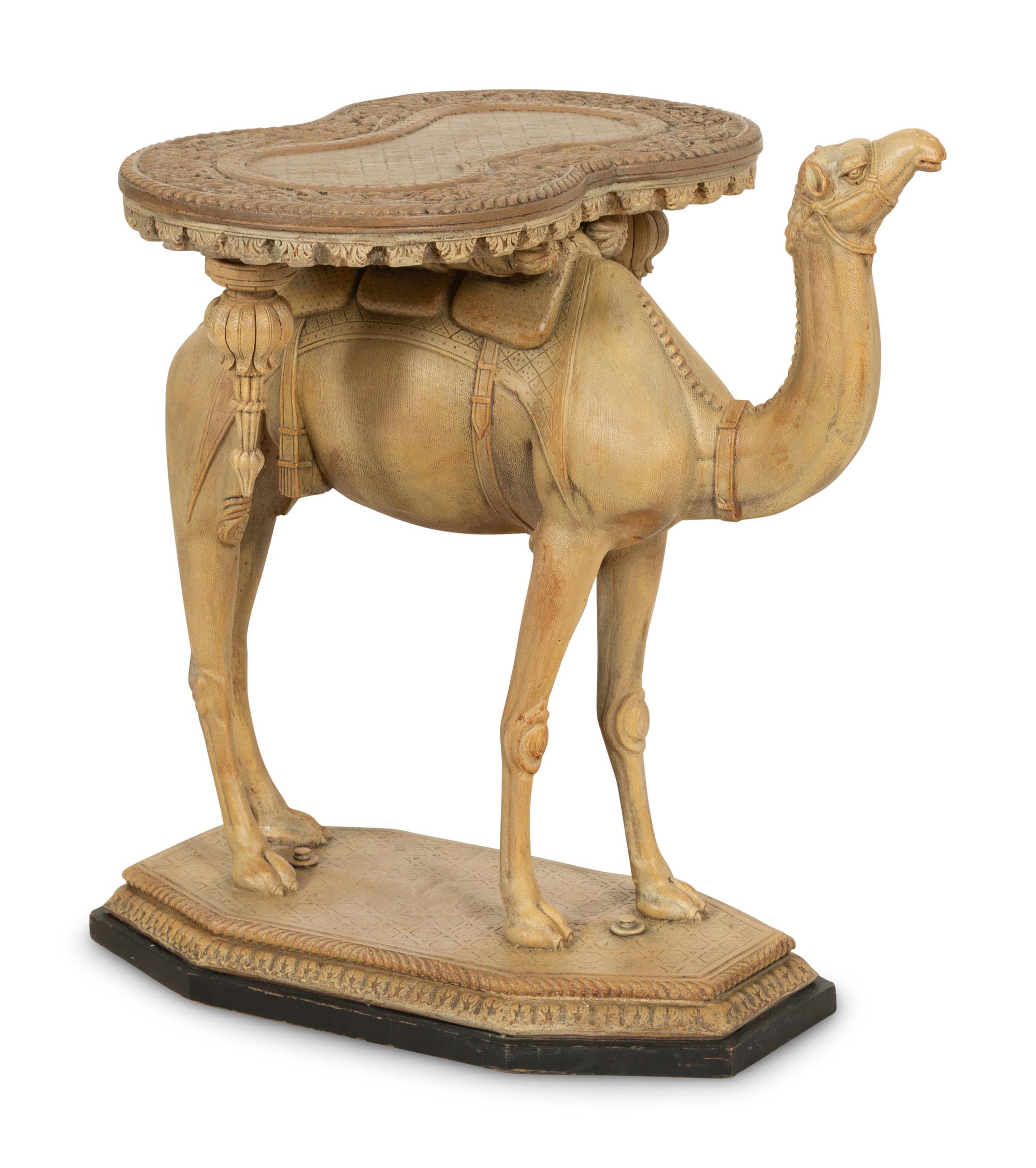 Two Syrian Camel Side Tables
