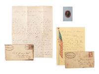[CIVIL WAR]. Moore family letter archive related to the establishment of Camp Dennison, Ohio, and Private William B. Moore, 12th Ohio Volunteer Infantry.