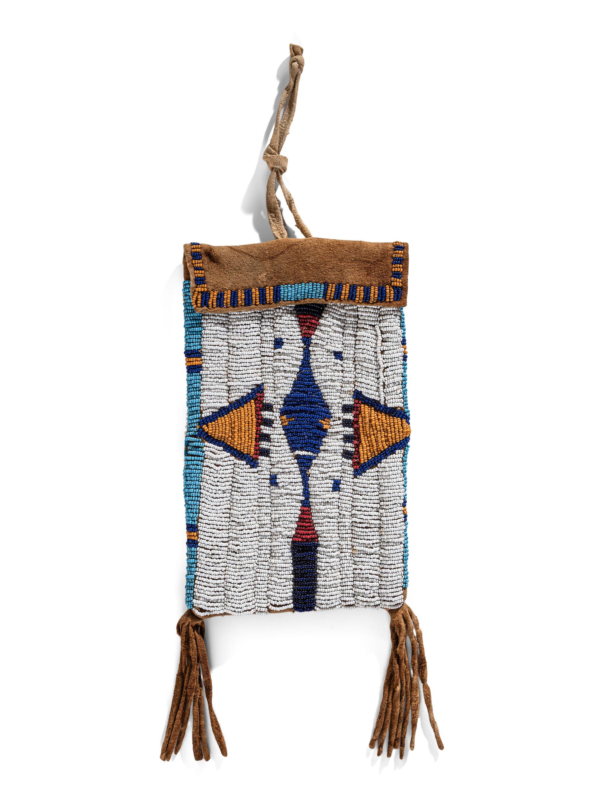 Ute Beaded Hide Mirror Bag