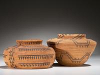 Maidu and Yokut Bottleneck Baskets