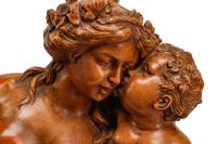 A French Terracotta Figural Group