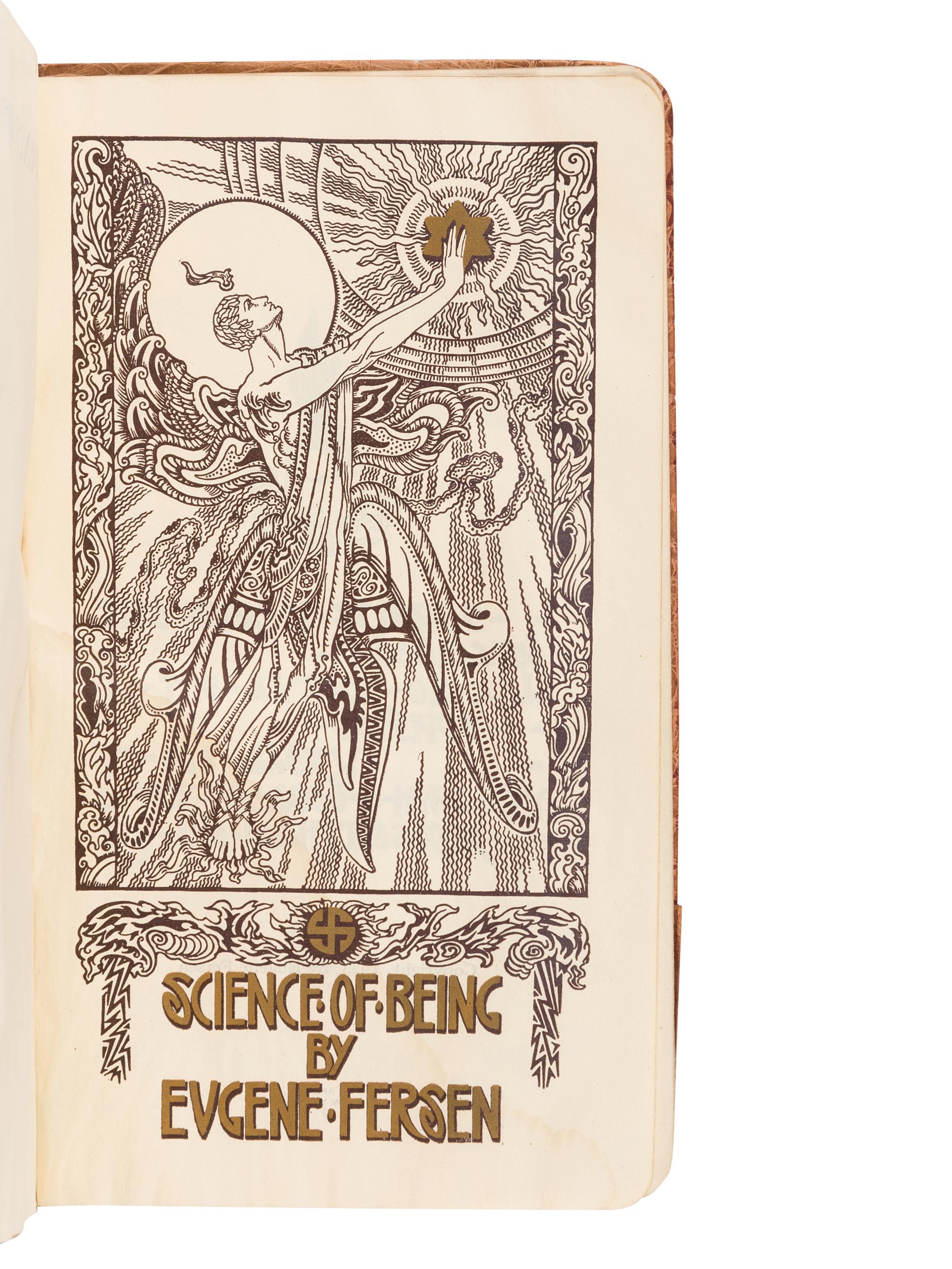 FERSEN, Eugene, Baron (1873-1956). Science of Being. New York: J.F. Tapley Co., 1923.