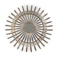 A Spanish Baroque Style Steel Sunburst Mirror — 20TH CENTURY