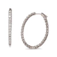 DIAMOND HOOP EARRINGS