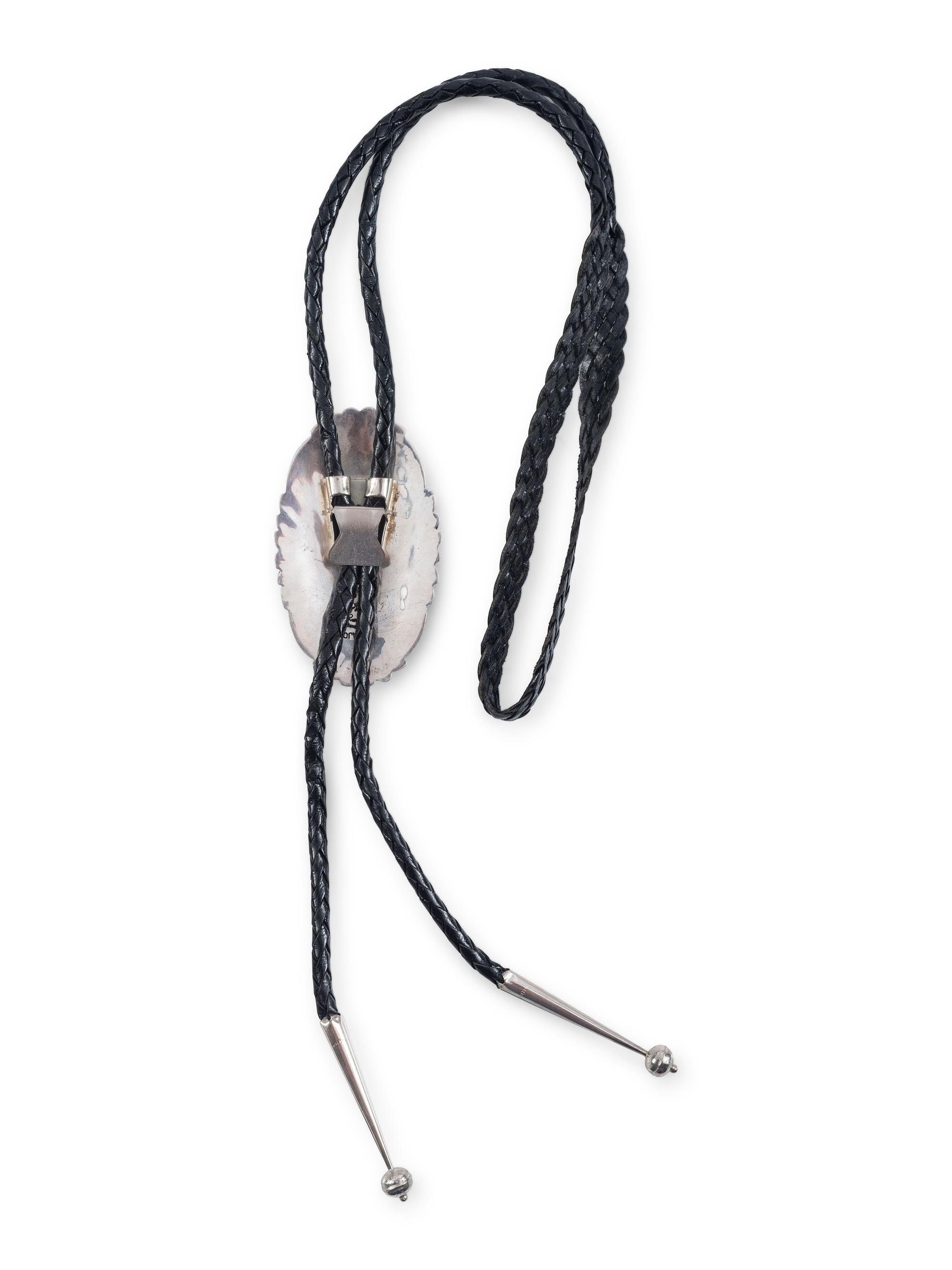 Sterling Silver and Mosaic Inlay Bolo Tie