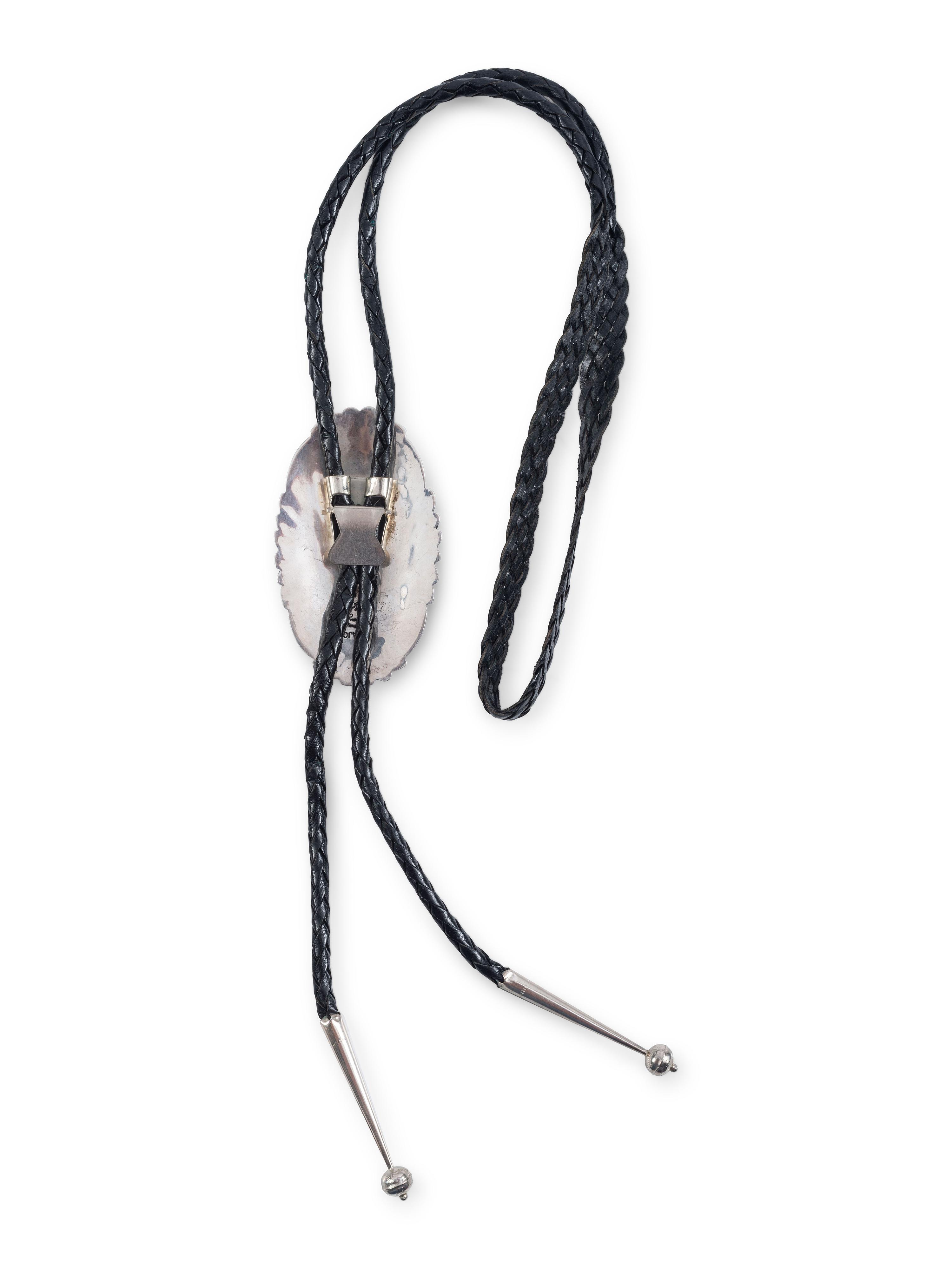 Sterling Silver and Mosaic Inlay Bolo Tie