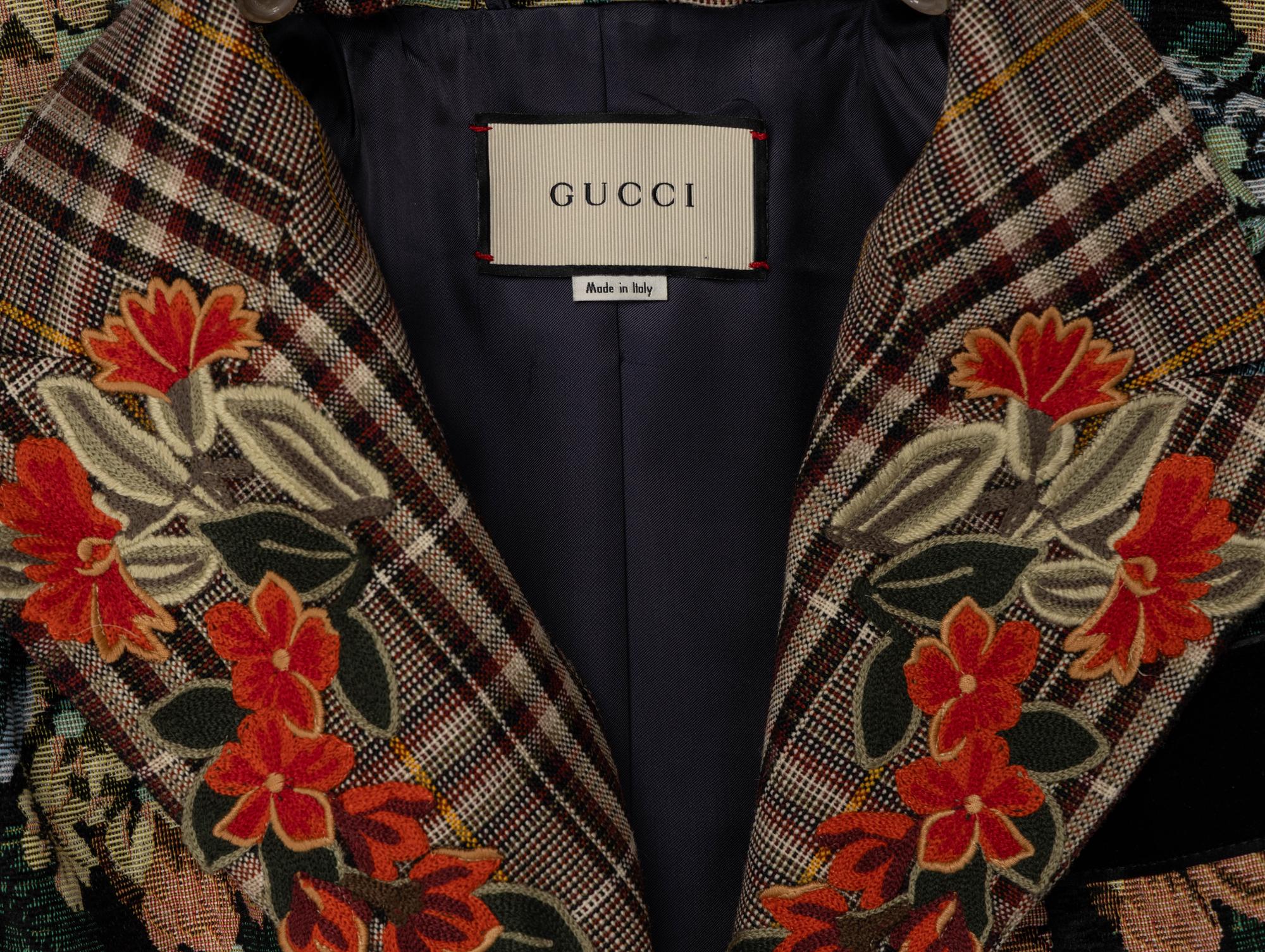 Gucci, Floral Jacquard Jacket