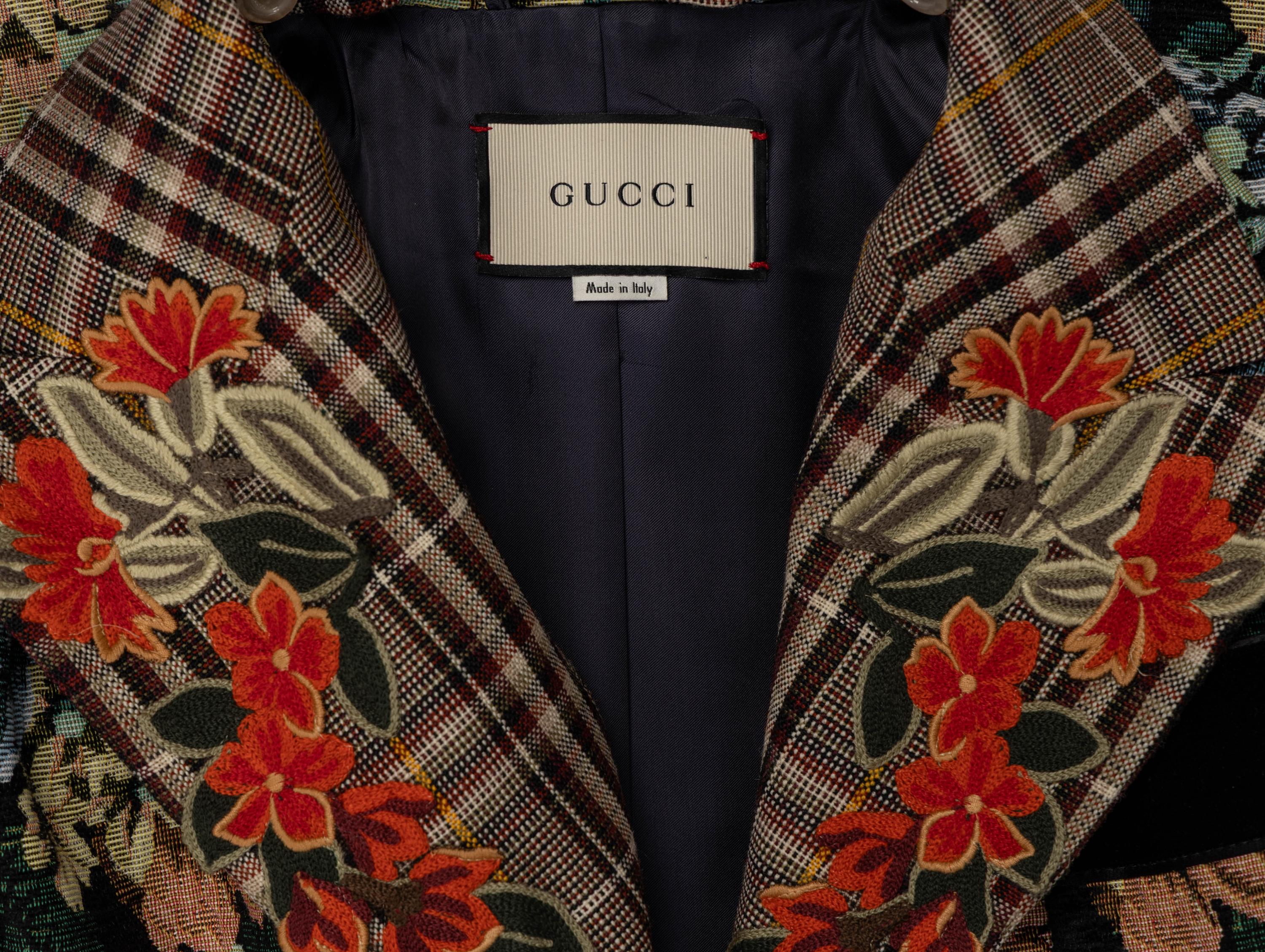 Gucci, Floral Jacquard Jacket