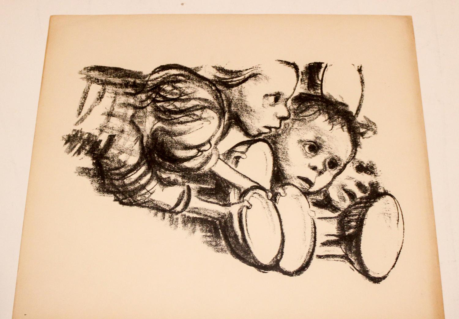 Kathe Kollwitz, (German, 1867-1945), Deutschlands Kinder Hungert