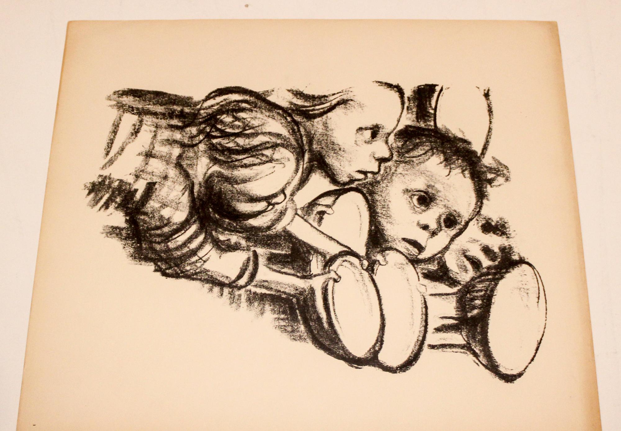 Kathe Kollwitz, (German, 1867-1945), Deutschlands Kinder Hungert