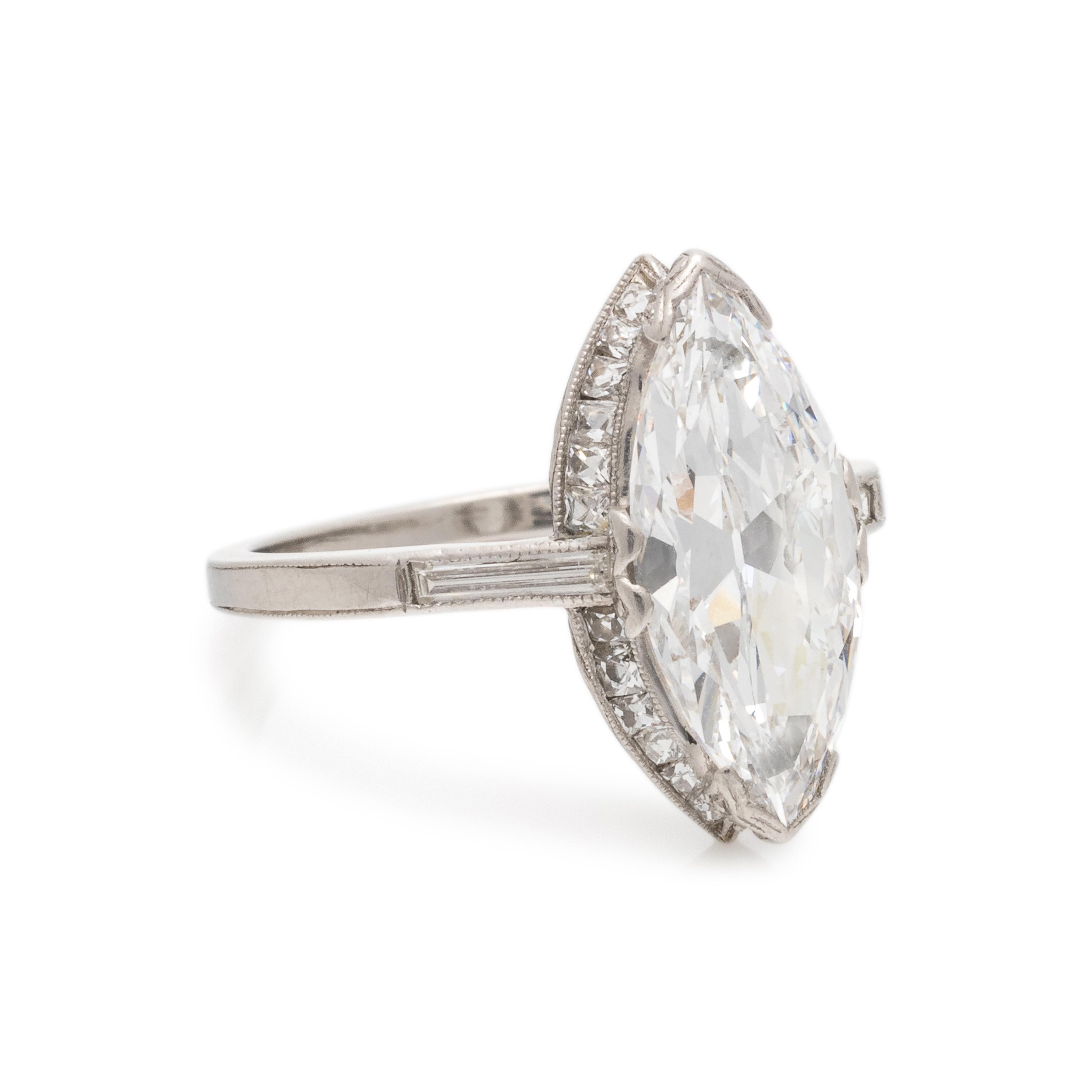 ART DECO, DIAMOND RING