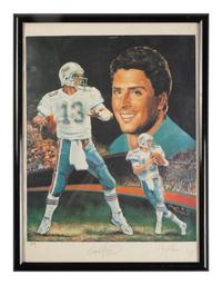 A Large Group of NFL Signed Autograph and Display Items Including Dan Marino