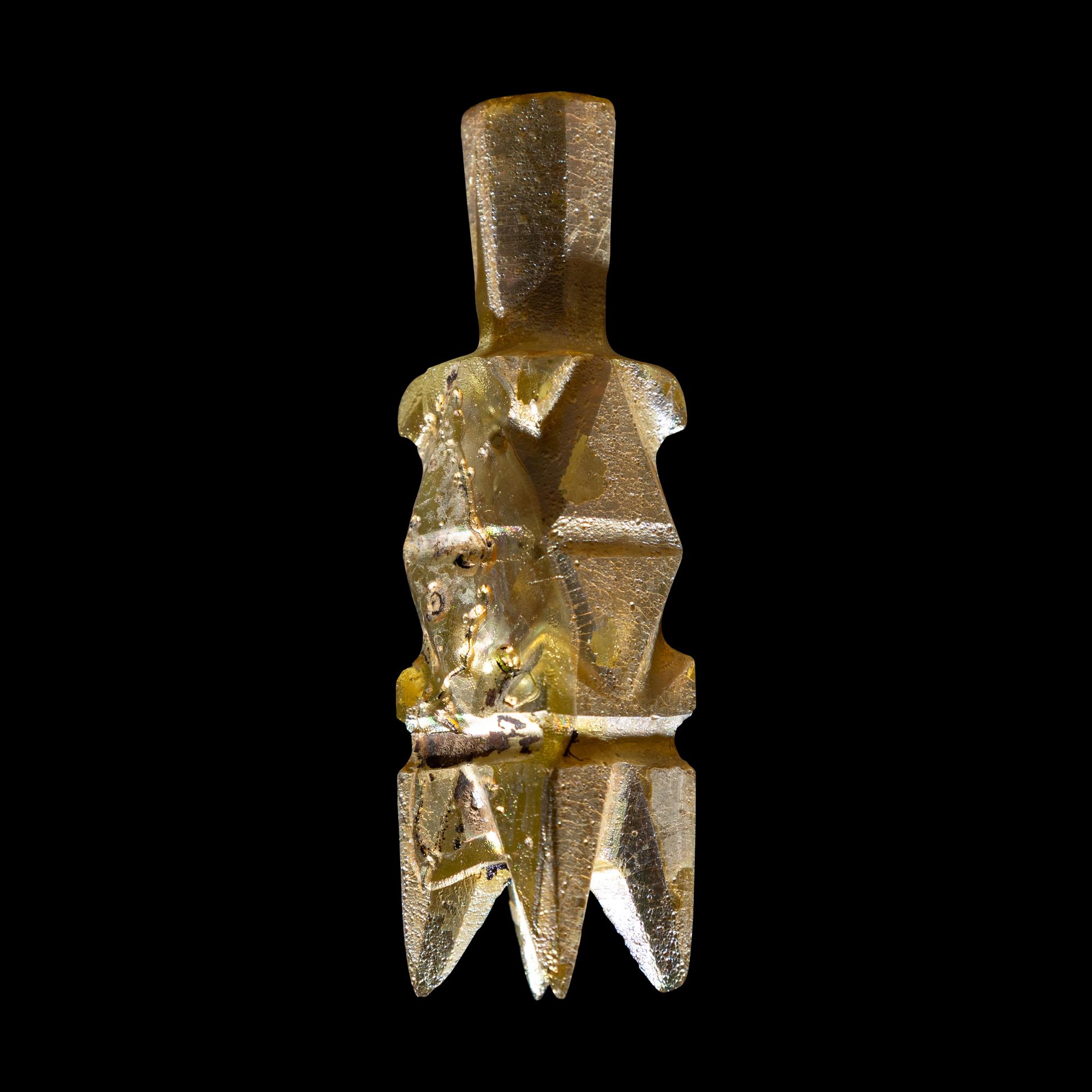 An Islamic Glass Molar Flask