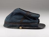 [CIVIL WAR]. Chasseur-style cap with 3rd regiment number and insignia and officer's sash.