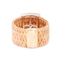ROBERTO COIN, ROSE GOLD AND DIAMOND 'PRIMAVERA' RING