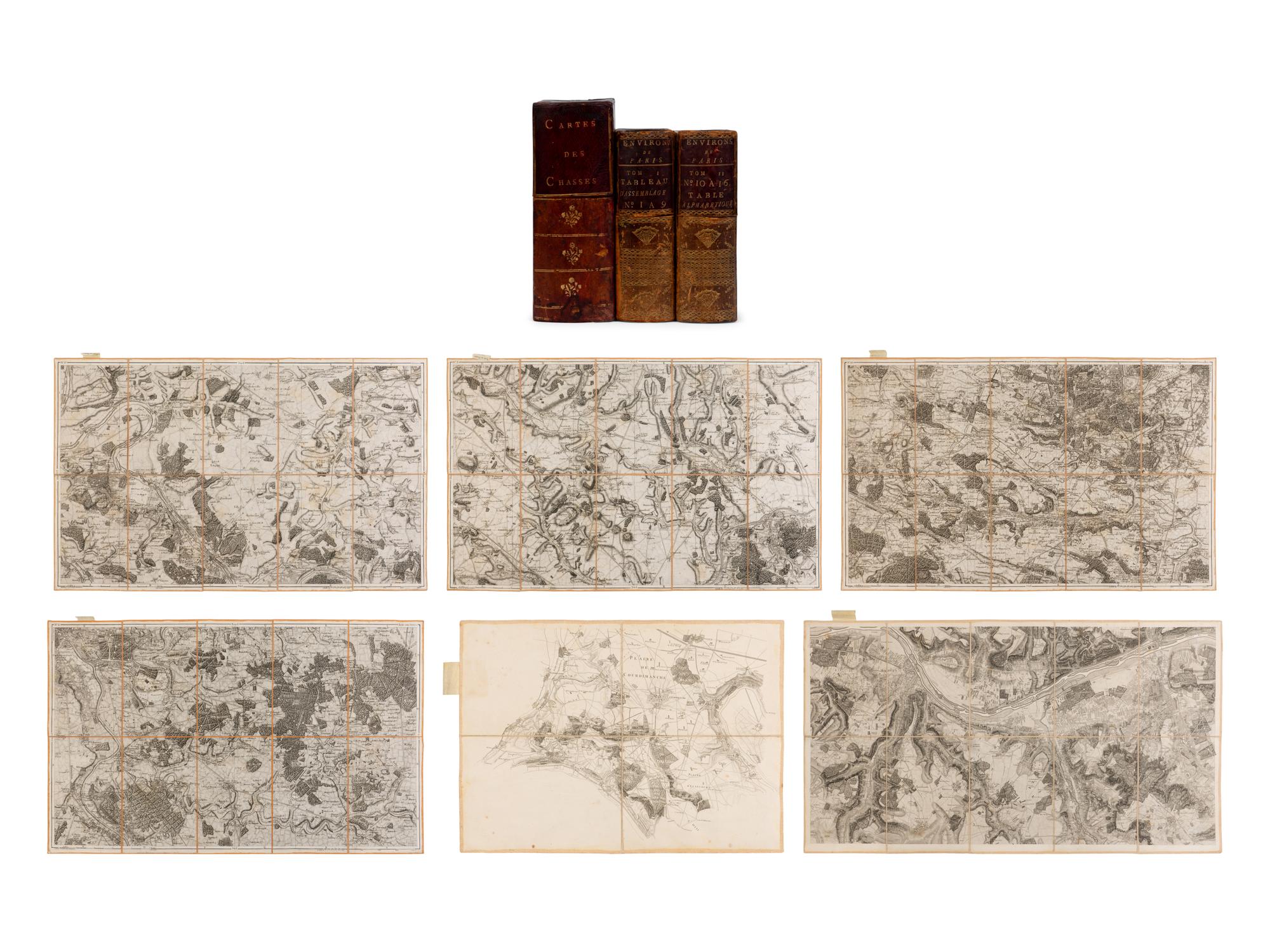 [Maps & Atlases]. Collection of 29 Maps of France, ca. 1800